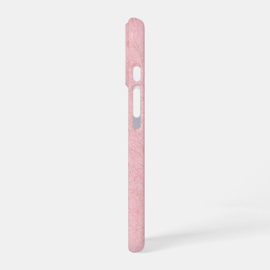 Soft Pink Bamboo Forest Phone Case iPhone 16 Hoesje (Linkerkant)