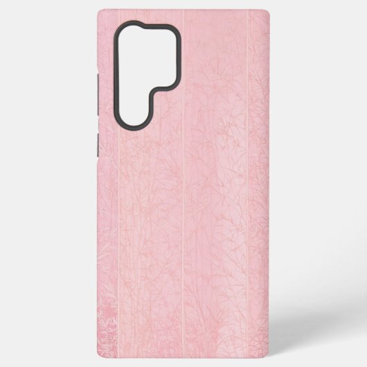 Soft Pink Bamboo Forest Phone Case Samsung Galaxy Hoesje (Achterkant)