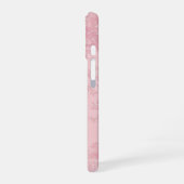 Soft Pink Bamboo Grove Pattern Phone Case iPhone 16 Hoesje (Linkerkant)