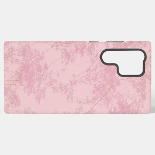 Soft Pink Bamboo Grove Pattern Phone Case Samsung Galaxy Hoesje (Achterkant horizontaal)