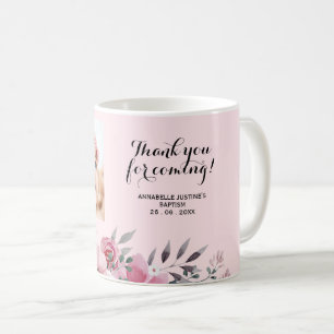 Soft Pink BEDANKT VOOR JE KOMST! Doopsgezinde foto Koffiemok