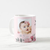 Soft Pink BEDANKT VOOR JE KOMST! Doopsgezinde foto Koffiemok (Voorkant links)