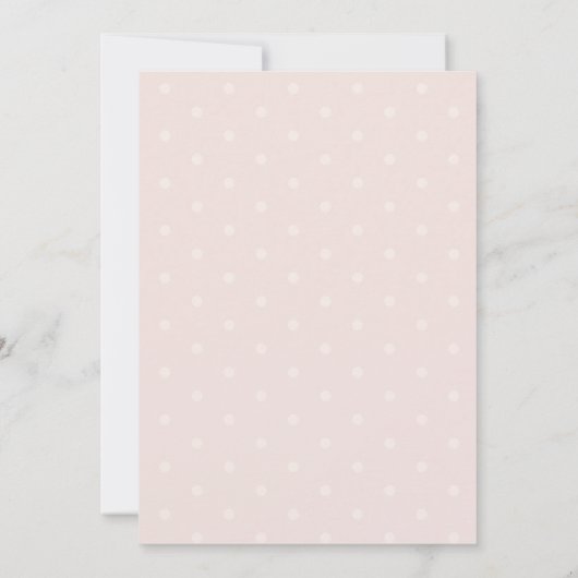 SOFT PINK BLUSH BLUE FLORAL 8TH ELKE LEEFTIJD BIRT KAART (Achterkant)