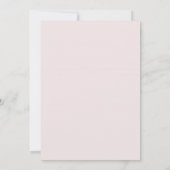 SOFT PINK BLUSH WATERVERF FLORAL WEDDING INVITE BEDANKKAART (Achterkant)