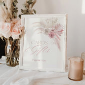 Soft Pink Boho Arch Kaarten en geschenken Poster