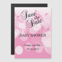 Soft Pink Bokeh Florid | Shower voor babymeisjes