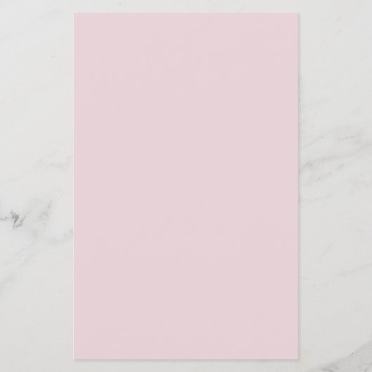 Soft Pink Bow Baby shower Advies Kaart (Achterkant)