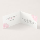 Soft Pink Corner Mandala Visitekaartje (Binnen)