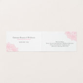 Soft Pink Corner Mandala Visitekaartje (Binnenkant ongevouwen)