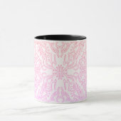 Soft Pink Dream Mandala pattern series Mok (Midden)