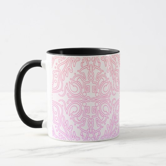 Soft Pink Dream Mandala pattern series Mok (Links)