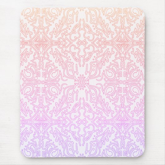 Soft Pink Dream Mandala pattern series Muismat (Voorkant)