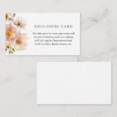 Soft Pink Floral Custom Enclosure Kaart (Voorkant / Achterkant)