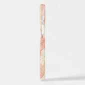 Soft Pink Floral Monogramed iPhone Hoesje (Linkerkant)