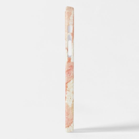 Soft Pink Floral Monogramed iPhone Hoesje (Linkerkant)