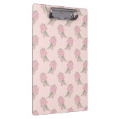Soft Pink Floral Pattern | Romantic Flower Klembord (Rechts)