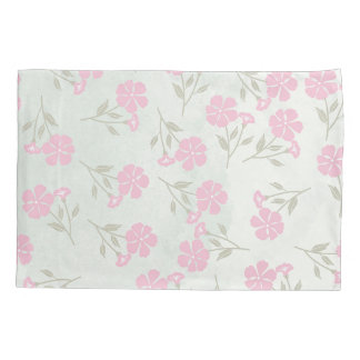 Soft Pink Floral Pillowcase Kussensloop