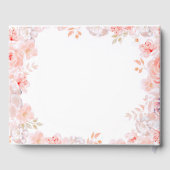 Soft Pink Floral Wedding Gastenboek (Achterkant)
