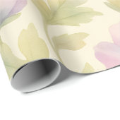 Soft Pink Floral Wrapping Paper Cadeaupapier (Rol Hoek)