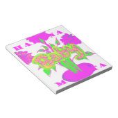 Soft Pink Flower Art: A Baby's Touch. Notitieblok (Schuin)