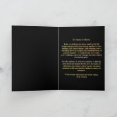 Soft Pink Flowers & Gold 40th Wedding Jubileum Kaart (Binnen)