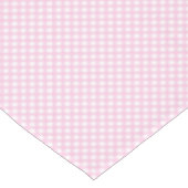 Soft Pink Gingham Pattern Tafelkleed (Gekanteld)
