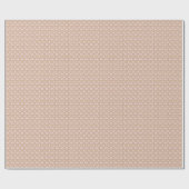 Soft Pink Golden Hearts Moederdag Cadeaupapier (Vlak)