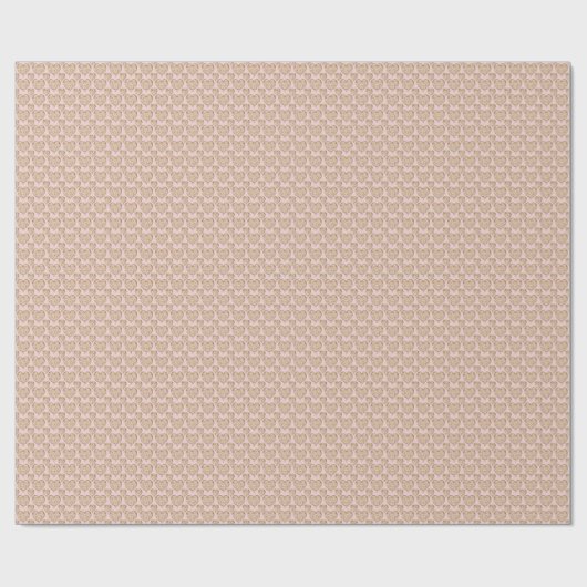 Soft Pink Golden Hearts Moederdag Cadeaupapier (Vlak)