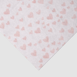 Soft Pink Hearts Tissue Paper Tissuepapier