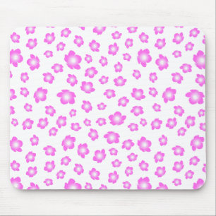 Soft Pink Hibiscus Floral Muismat