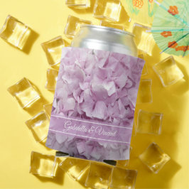 Soft Pink Hydrangea Flowers Weddenschappen Blikjeskoeler