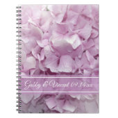 Soft Pink Hydrangea Wedding Notitieboek (Voorkant)