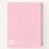 Soft Pink Leopard Swatch Notitieboek (Achterkant)