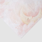Soft Pink Moon Baby Shower Tissue Paper, Celestial Tissuepapier (Detail)