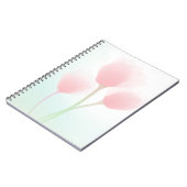 Soft Pink Pastel Tulps Weddenschap Notitieboek (Linkerzijde)