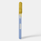 Soft Pink Periwinkle en Faux Gold Monogrammen Case-Mate iPhone Case (Achterkant / Rechts)