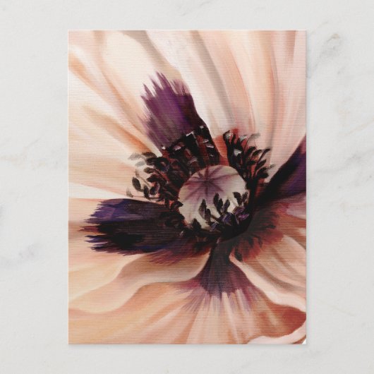 Soft Pink Poppy Briefkaart (Voorkant)