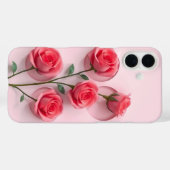 Soft Pink Rose Bouquet Art Hoesje-Mate iPhone Case (Achterkant (horizontaal))