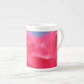 Soft Pink Rose en Sky Coffee / Tea Mok (Voorkant rechts)