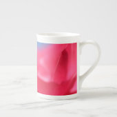 Soft Pink Rose en Sky Coffee / Tea Mok (Rechts)