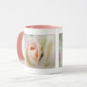 Soft Pink Rose in Full Bloom Drank Mok (Voorkant links)