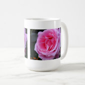 Soft Pink Rose in Full Bloom Drank Mok (Voorkant rechts)