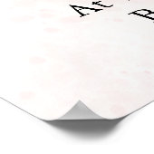 Soft Pink Roses & Bride and Groom Collection Poster (Hoek)