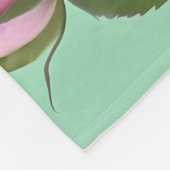 Soft Pink Roses With Subtle Lavender Highlights Fleece Deken (Hoek)