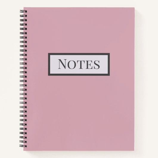 Soft Pink School Journal of Notitieboek (Voorkant)