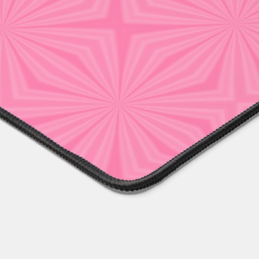 Soft Pink Squiggly Squares Personalized Initial Bureaumat (Hoek)