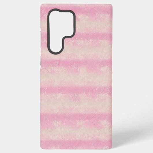 Soft Pink Stripe Phone Case Samsung Galaxy Hoesje (Achterkant)
