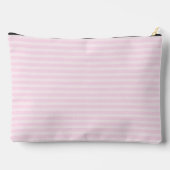 Soft Pink Stripe Vintage Tiny Initials Monogram Etui (Achterkant)