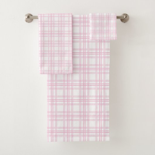 Soft Pink Towels – Elegant Touch for Any Bath Bad Handdoek (Insitu)