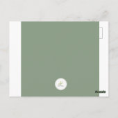 Soft Pink Watercolor Roses  Birthday Post Card Briefkaart (Achterkant)